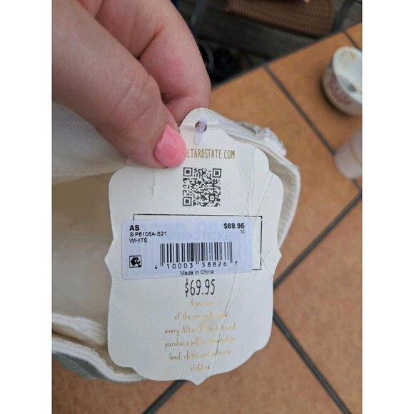 Altard State White Super Flare White Jeans Bell Bottom M 28 x 35 Stretch H267 - Picture 2 of 2